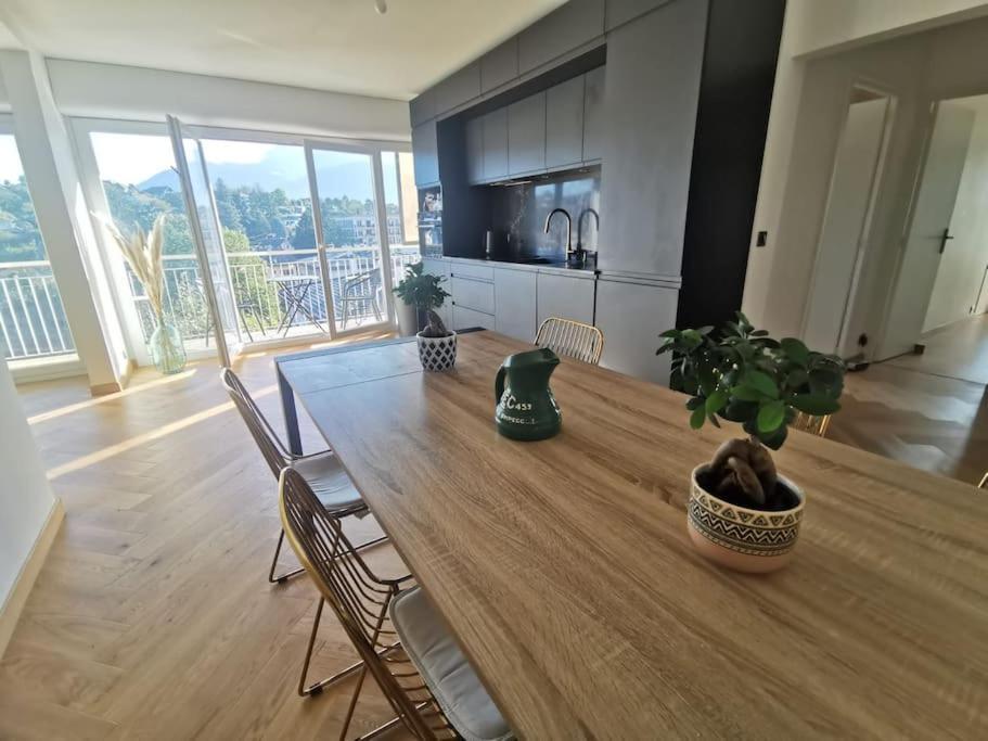 Le Parmelan - Grand Appartement Familial Avec Vue Sur La Montagne Annecy Dış mekan fotoğraf